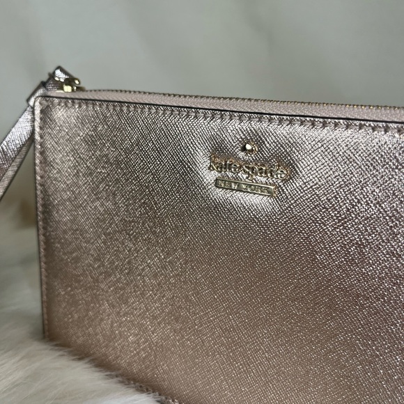 Kate Spade Rose Gold Wristlet - Picture 4 of 8
